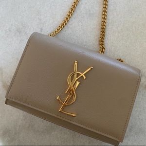 Saint Laurent Mini Kate Bag, Wallet on Chain
